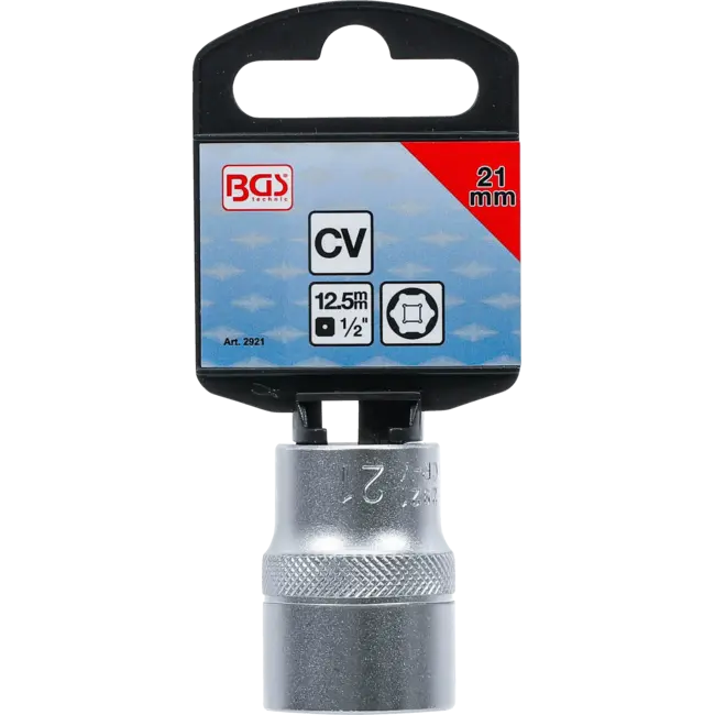 BGS Dopsleuteldop zeskant 1/2" 21 mm
