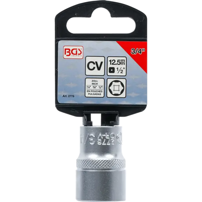 BGS Dopsleuteldop zeskant 1/2" 3/4"
