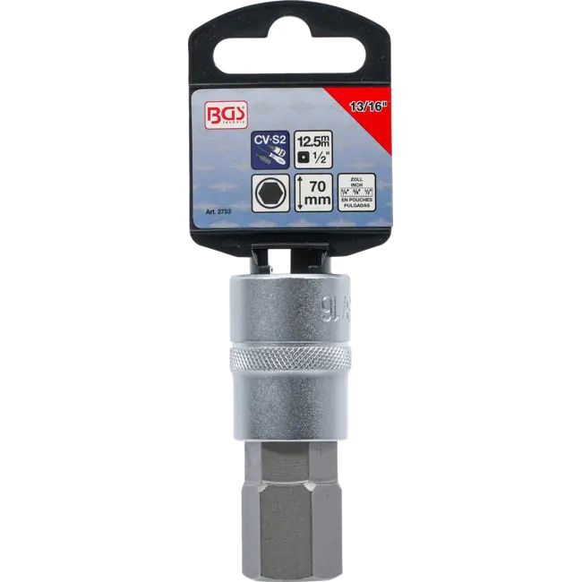 BGS Dopsleutelbit 1/2" inbus 13/16"