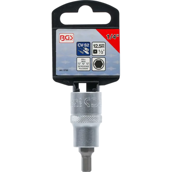 BGS Dopsleutelbit 1/2" inbus 1/4"