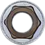 BGS Dopsleuteldop zeskant 1/4" 9 mm