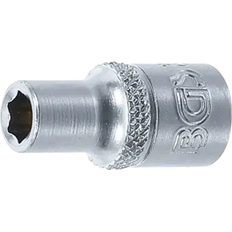 BGS technic Dopsleuteldop zeskant 1/4" 5 mm