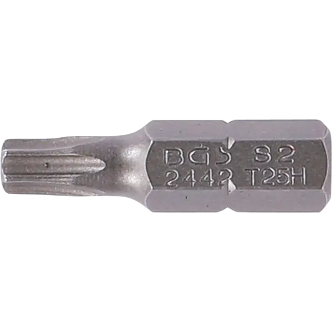BGS Schroefbit lengte 25 mm Torx met boring T25