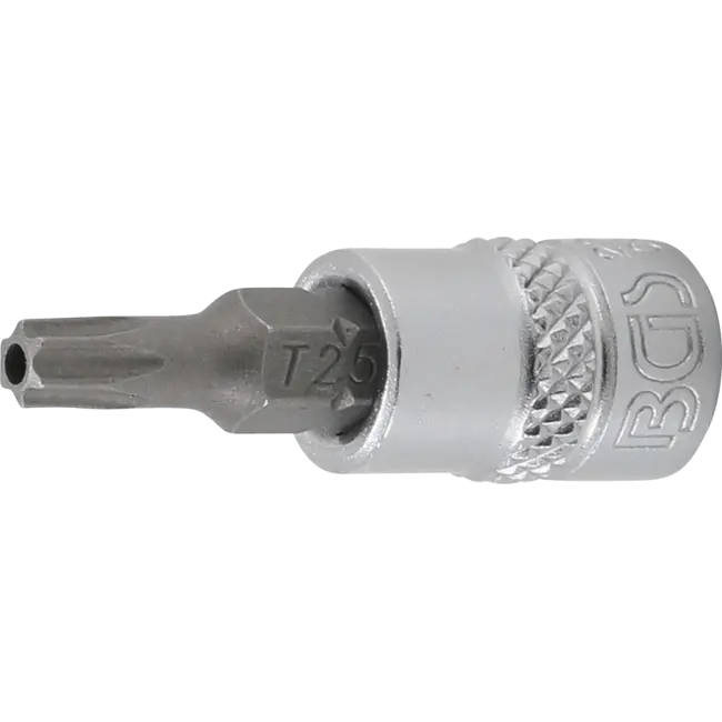 BGS Dopsleutelbit 1/4" Torx met boring T25