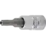 BGS Dopsleutelbit 1/4" Torx met boring T25