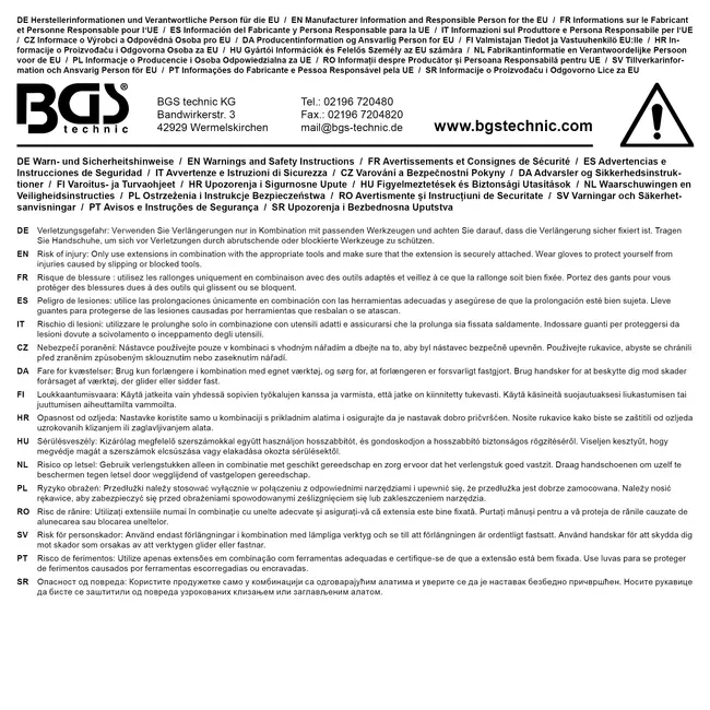 BGS Verlengstuk 1/4" 50 mm