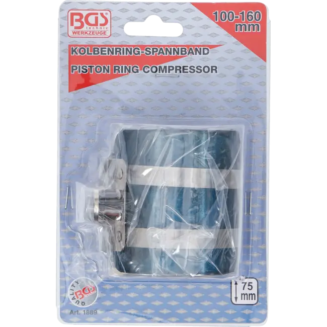 BGS Zuigerveer spanband 100 - 160 mm