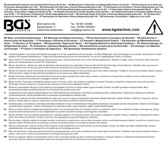 BGS Universele sleutel "SuBMaker Quadro 10 in 1"