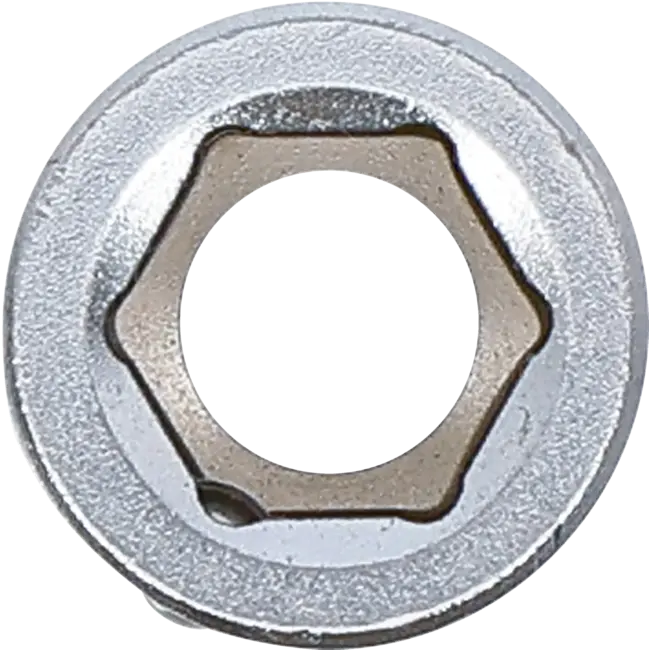 BGS Bitadapter met blokkeerkogel binnenvierkant 3/8" - binnenzeskant 3/8"
