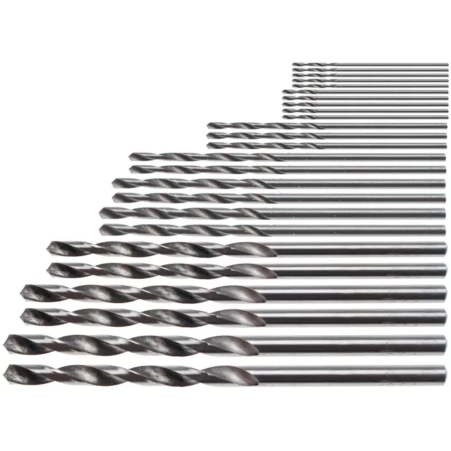 BGS HSS-miniborenset 0,5 - 3,0 mm, 25 delig
