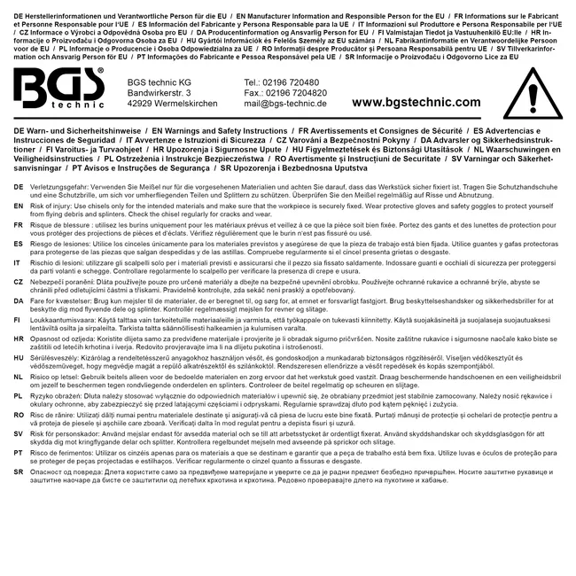 BGS Ritsbeitel 6 x 200 mm
