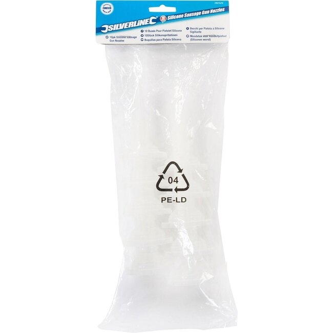 Silverline Handkitpistool mondstukken, 10 pak