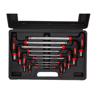 Topgear T-handvat inbussleutel (9 stuks 2-12 mm)
