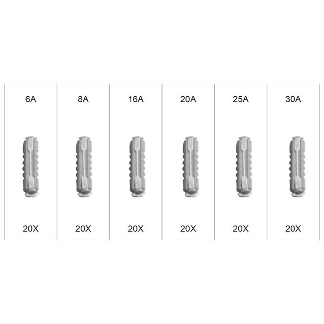 Topgear Steenzekeringen assortiment 120 delig