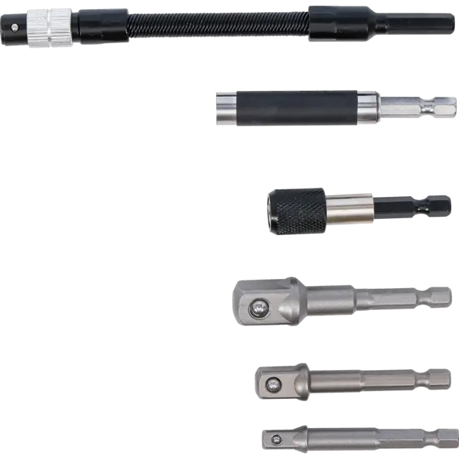 BGS Adapter- en extensieset - voor boormachines - 6 delig