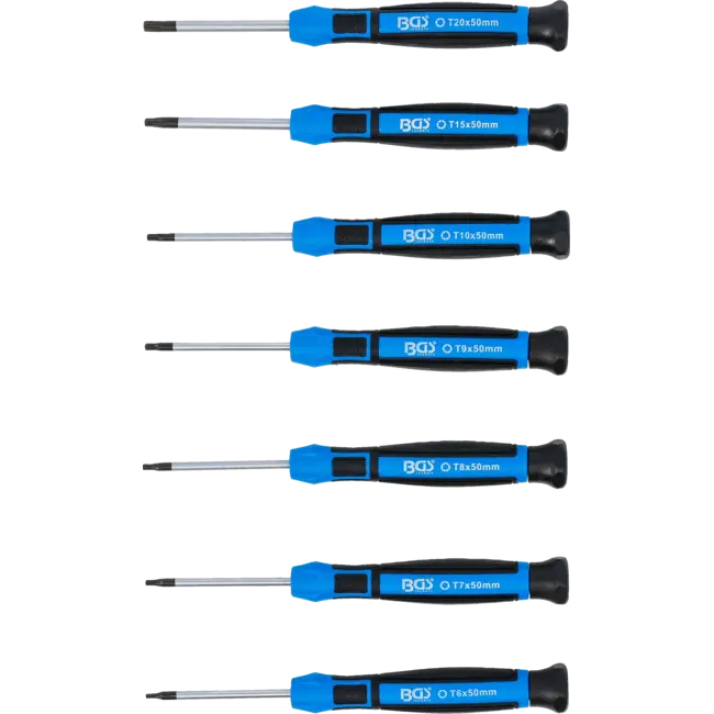BGS Micro schroevendraaierset - Torx - 7 delig