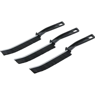 BGS Set hoek-reinigingsborstels met stijve haren - 230 mm - 3 delig