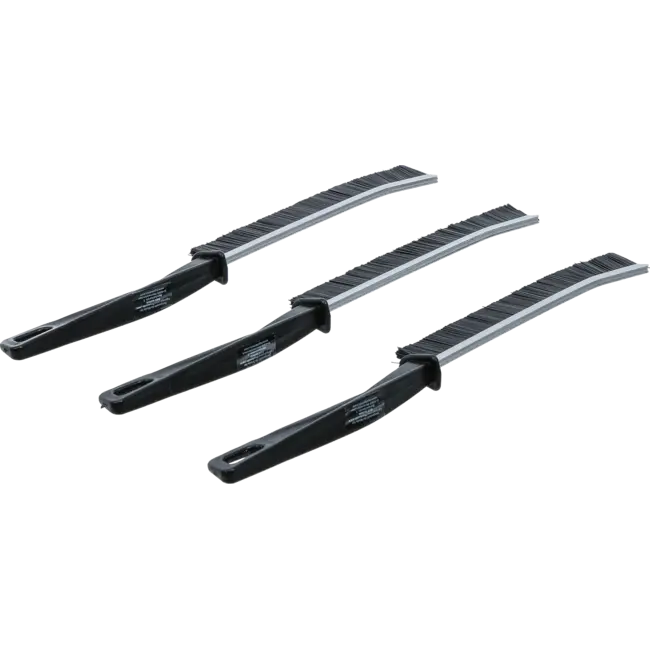 BGS Set hoek-reinigingsborstels met stijve haren - 230 mm - 3 delig