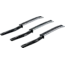 BGS Set hoek-reinigingsborstels met stijve haren - 230 mm - 3 delig