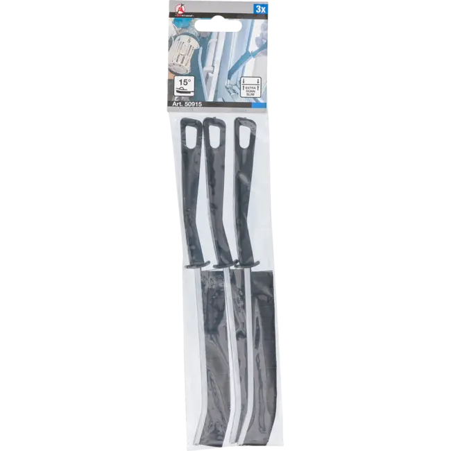 BGS Set hoek-reinigingsborstels met stijve haren - 230 mm - 3 delig