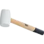 BGS Rubberhamer - Hickory-steel - witte kop - Ø 48 mm - 250 g