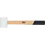 BGS Rubberhamer - Hickory-steel - witte kop - Ø 48 mm - 250 g