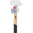 BGS Rubberhamer - Hickory-steel - witte kop - Ø 48 mm - 250 g