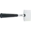 BGS Rubberhamer - metalen steel - witte kop - Ø 48 mm - 250 g