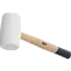 BGS Rubberhamer - Hickory-steel - witte kop - Ø 64 mm - 750 g