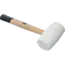 BGS Rubberhamer - Hickory-steel - witte kop - Ø 64 mm - 750 g