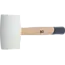 BGS Rubberhamer - Hickory-steel - witte kop - Ø 64 mm - 750 g