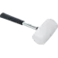 BGS Rubberhamer - metalen steel - witte kop - Ø 64 mm - 750 g