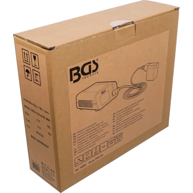 BGS Inductie-uitdeukapparaat - 1200W - voor ferro en non-ferro metalen