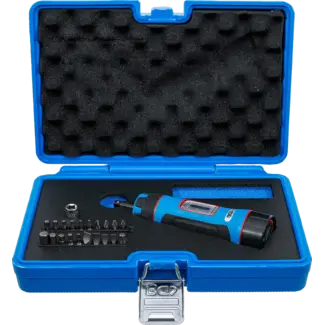 BGS Set momentschroevendraaier - compact - met bitset - 1/4" - 1 - 8 Nm - 22 delig