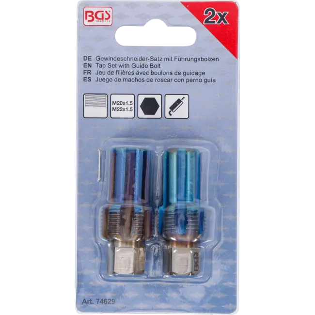 BGS Set draadsnijplaten met geleidepennen - voor sensoren - 2 delig
