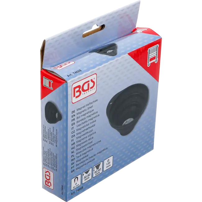 BGS Magneetschaal - vouwbaar - Ø 75 / 135 mm