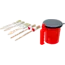 BGS Platte / ring penselenset - met kleur beker - 6 delig