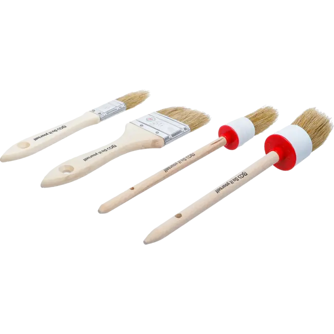 BGS Platte / ring penselenset - 4 delig