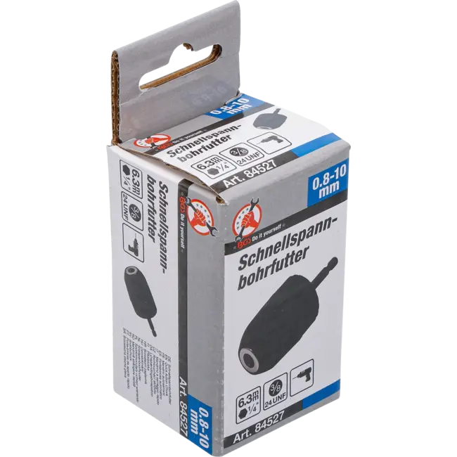BGS Snelspanboorhouder 0,8 - 10 mm - 1/4" Zeskant Aansluiting