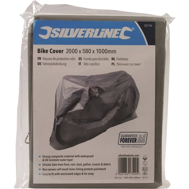 Silverline Fietshoes 2000 x 580 x 1000 mm