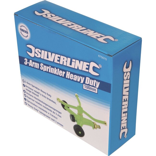 Silverline Tuinsproeier met 3 armen - 100 mm - Heavy Duty