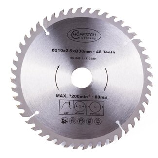 Benson Cirkelzaagblad 210 x 30 mm - 48 Tands WZ