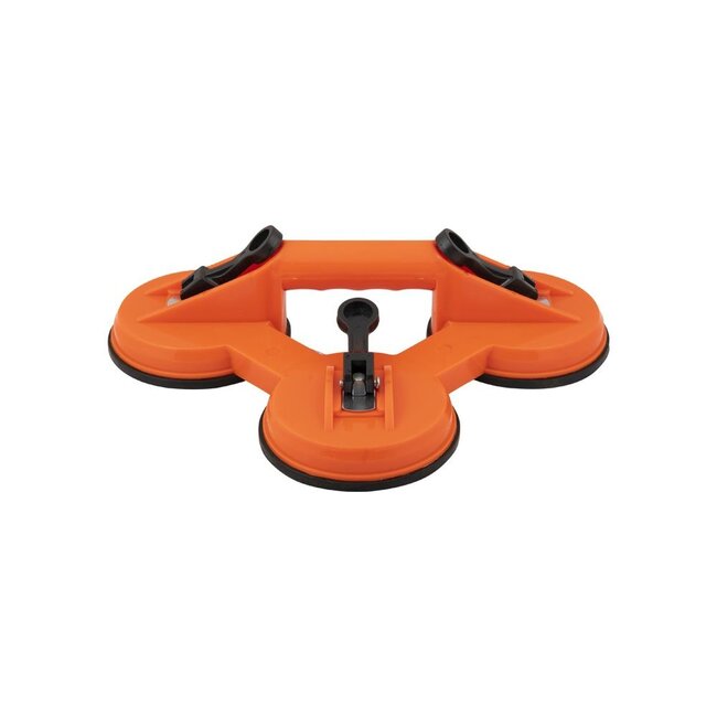 Topgear Glasdrager Triplo – Drievoudige Zuignap – Draagvermogen ca. 100 kg