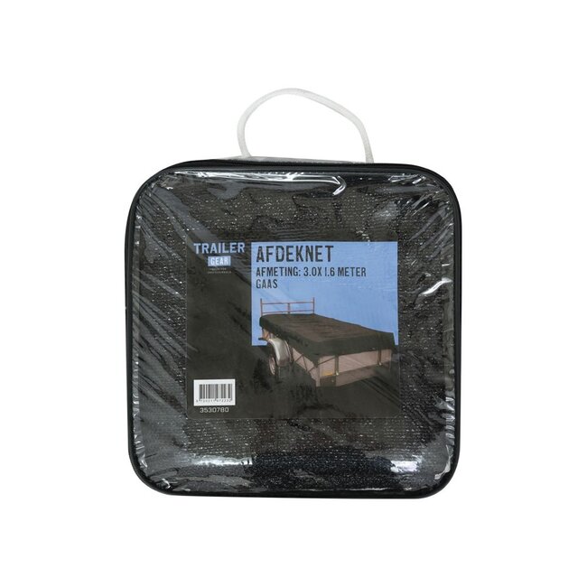 Trailergear Aanhanger afdeknet 3 x 1.6 meter gaas