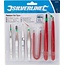 Silverline 7 delige pincet set