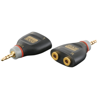 DAP XGA16 Mini-Jack Adapter 3,5 mm Stereo Male naar 2x 3,5 mm Mono Female
