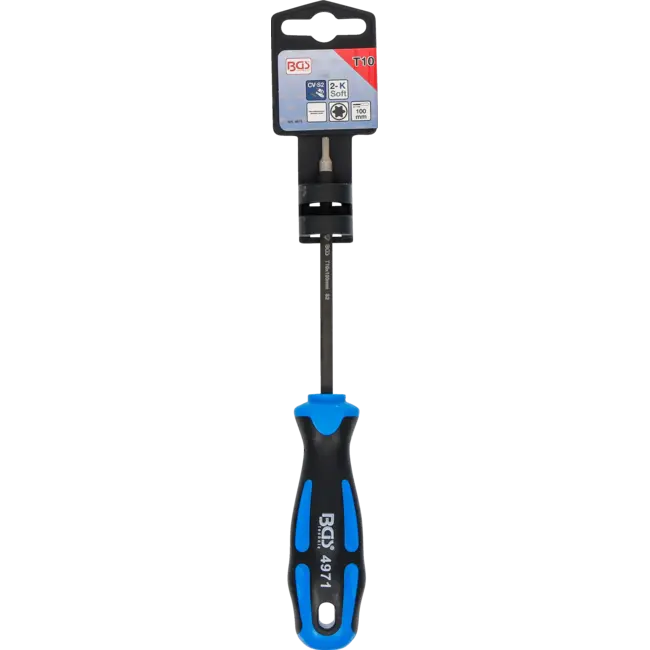 BGS Schroevendraaier - met diamantcoating - Torx T10