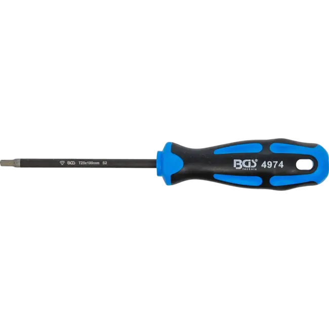 BGS Schroevendraaier - met diamantcoating - Torx T25