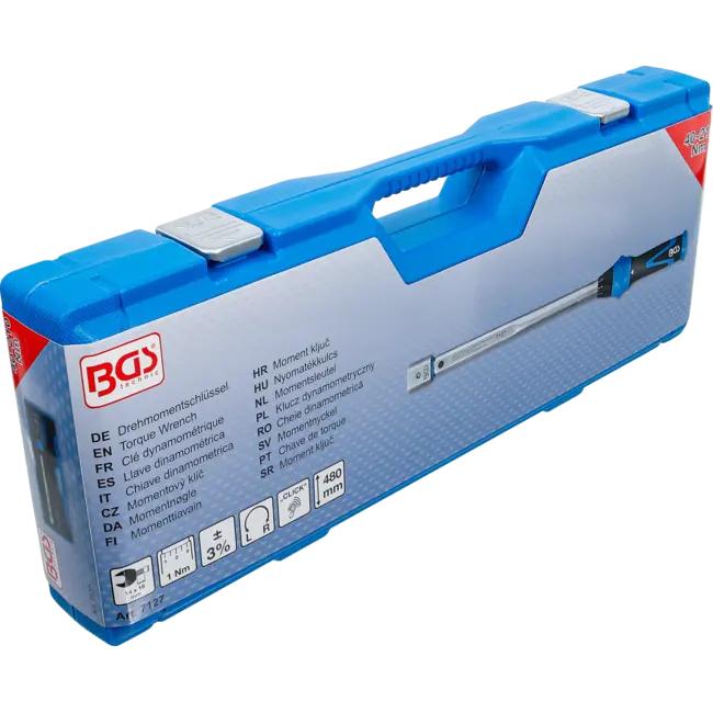 BGS Momentsleutel – 40–210 Nm – 14 x 18 mm insteekgereedschap