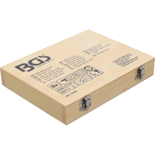 BGS HSS-borenset - 14 - 25,5 mm - 8 delig